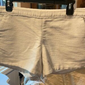 Lilly Pulitzer side zip shorts, white size 10